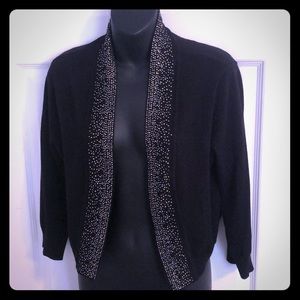 dressy cropped cardigan